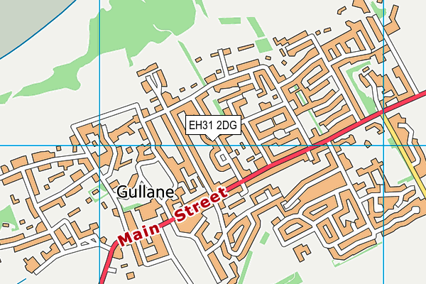 EH31 2DG map - OS VectorMap District (Ordnance Survey)