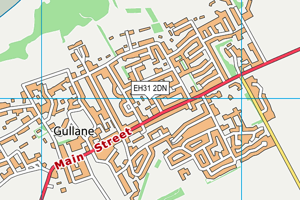 EH31 2DN map - OS VectorMap District (Ordnance Survey)