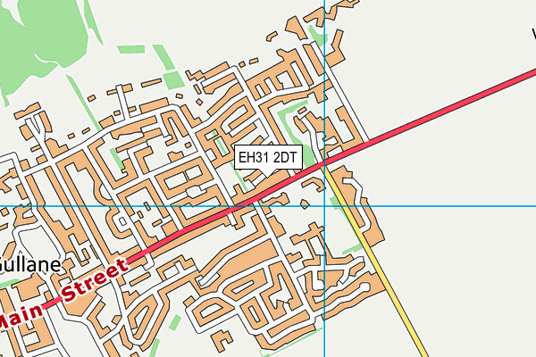 EH31 2DT map - OS VectorMap District (Ordnance Survey)