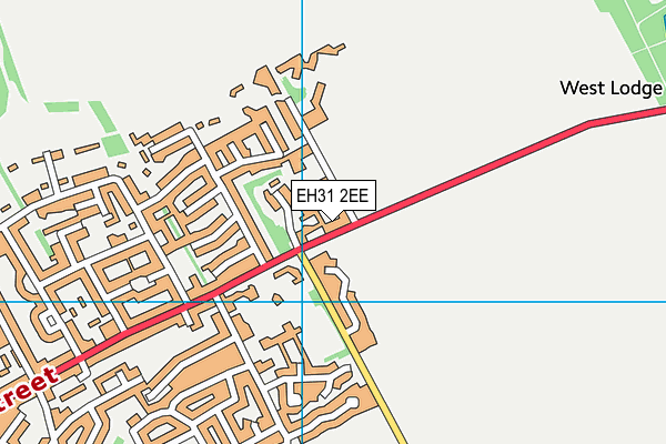 EH31 2EE map - OS VectorMap District (Ordnance Survey)