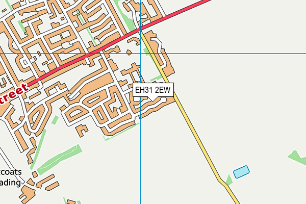 EH31 2EW map - OS VectorMap District (Ordnance Survey)