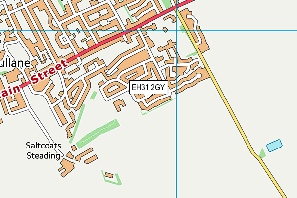 EH31 2GY map - OS VectorMap District (Ordnance Survey)