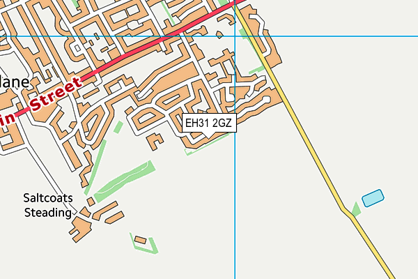 EH31 2GZ map - OS VectorMap District (Ordnance Survey)