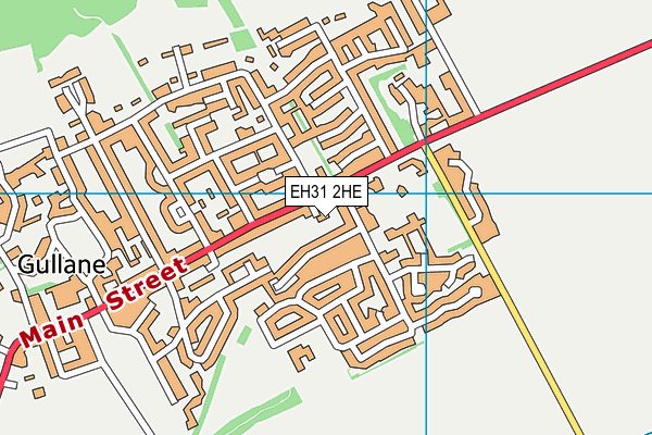 EH31 2HE map - OS VectorMap District (Ordnance Survey)