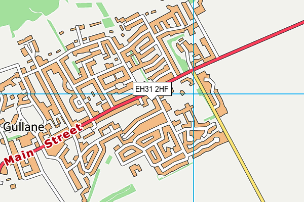 EH31 2HF map - OS VectorMap District (Ordnance Survey)