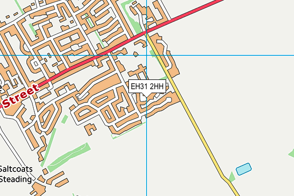 EH31 2HH map - OS VectorMap District (Ordnance Survey)