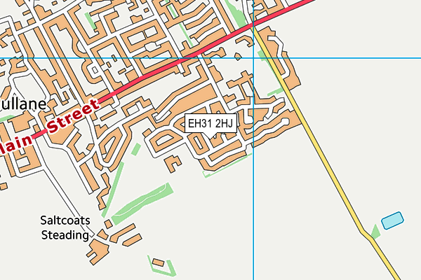 EH31 2HJ map - OS VectorMap District (Ordnance Survey)