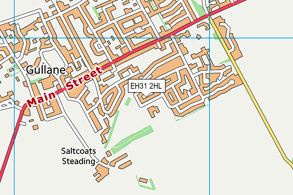 EH31 2HL map - OS VectorMap District (Ordnance Survey)