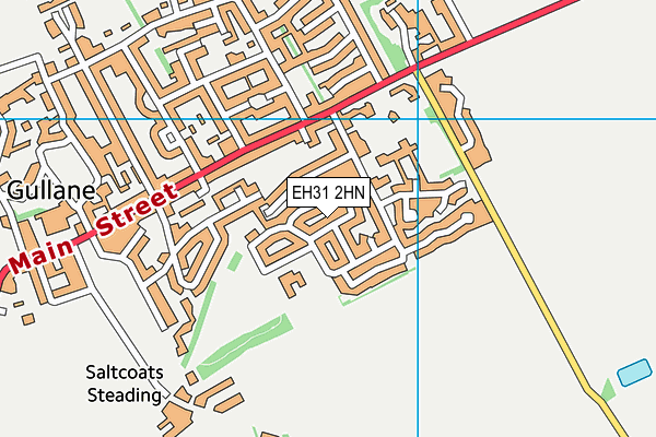 EH31 2HN map - OS VectorMap District (Ordnance Survey)