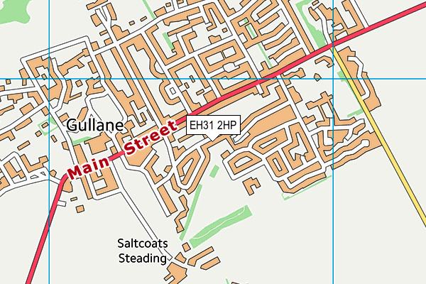 EH31 2HP map - OS VectorMap District (Ordnance Survey)