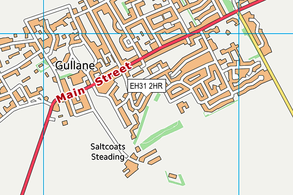 EH31 2HR map - OS VectorMap District (Ordnance Survey)
