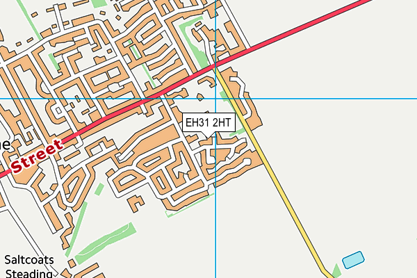 EH31 2HT map - OS VectorMap District (Ordnance Survey)