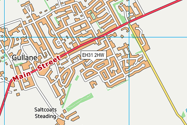 EH31 2HW map - OS VectorMap District (Ordnance Survey)