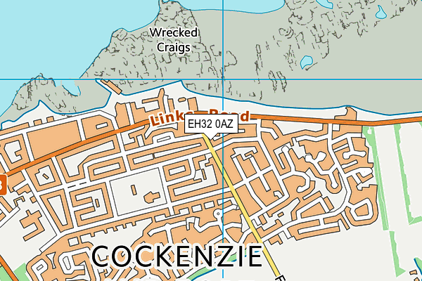 EH32 0AZ map - OS VectorMap District (Ordnance Survey)