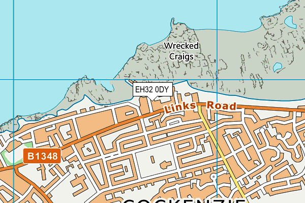 EH32 0DY map - OS VectorMap District (Ordnance Survey)