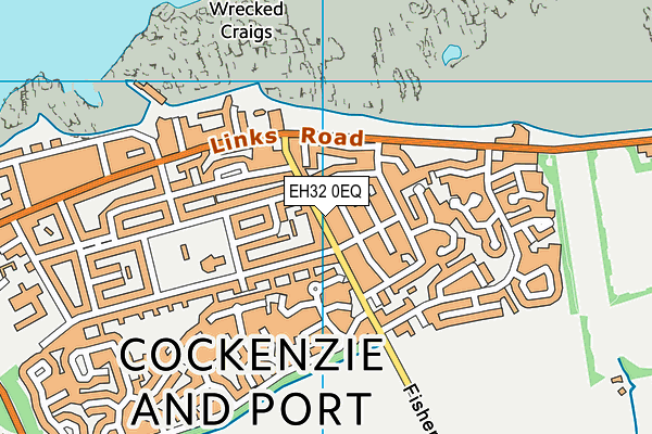 EH32 0EQ map - OS VectorMap District (Ordnance Survey)