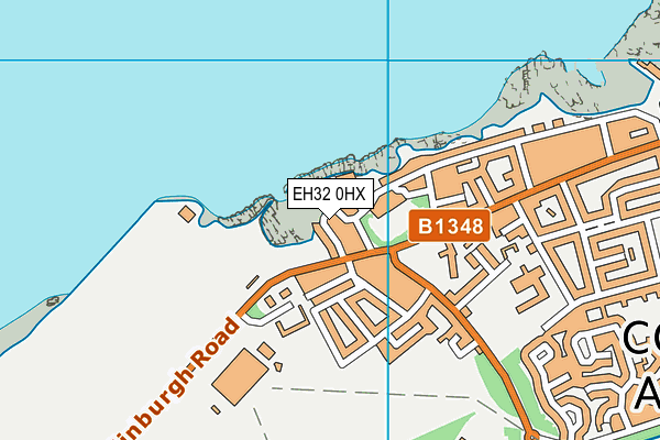 EH32 0HX map - OS VectorMap District (Ordnance Survey)