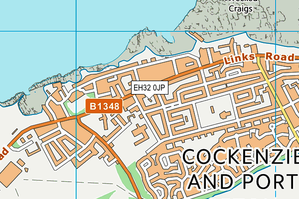 EH32 0JP map - OS VectorMap District (Ordnance Survey)