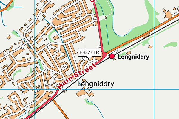 EH32 0LR map - OS VectorMap District (Ordnance Survey)