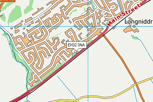 EH32 0NA map - OS VectorMap District (Ordnance Survey)