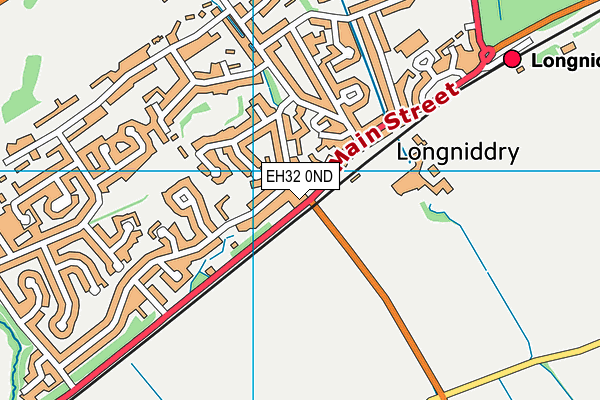 EH32 0ND map - OS VectorMap District (Ordnance Survey)