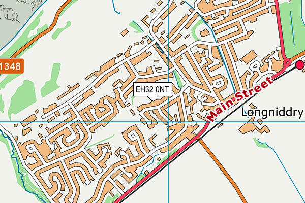 EH32 0NT map - OS VectorMap District (Ordnance Survey)