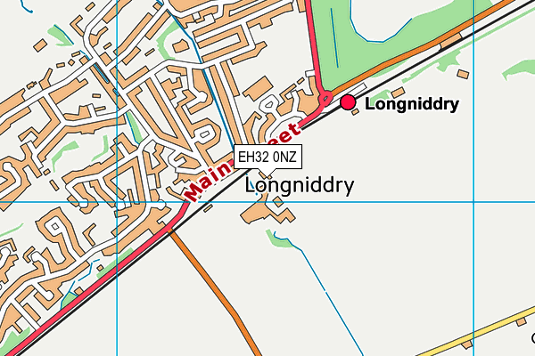 EH32 0NZ map - OS VectorMap District (Ordnance Survey)