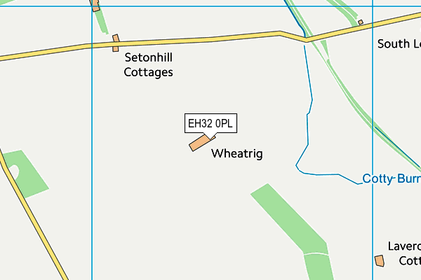 EH32 0PL map - OS VectorMap District (Ordnance Survey)