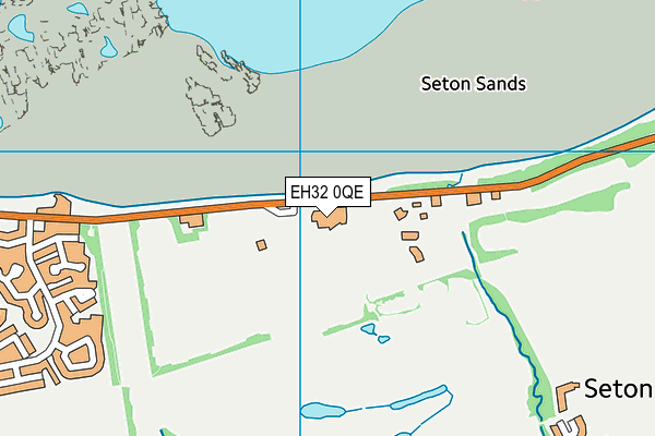 EH32 0QE map - OS VectorMap District (Ordnance Survey)