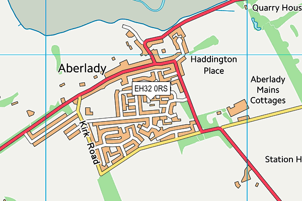 EH32 0RS map - OS VectorMap District (Ordnance Survey)