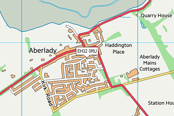 EH32 0RU map - OS VectorMap District (Ordnance Survey)