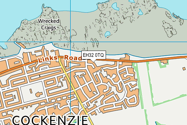 EH32 0TQ map - OS VectorMap District (Ordnance Survey)