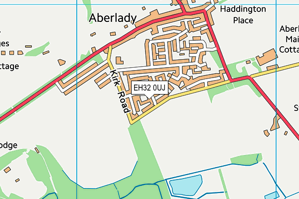 EH32 0UJ map - OS VectorMap District (Ordnance Survey)