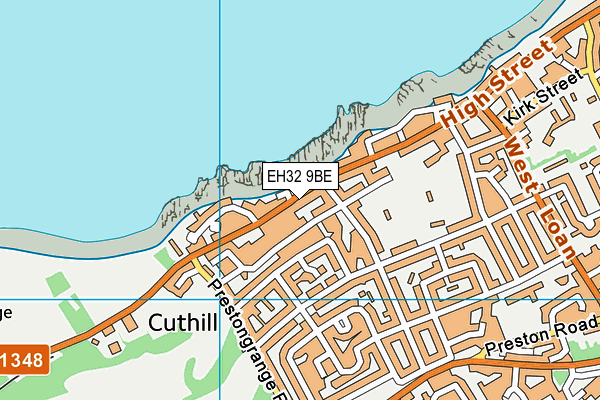 Map of PRESTOUNGRANGE GOTHENBURG 2023 LIMITED at district scale