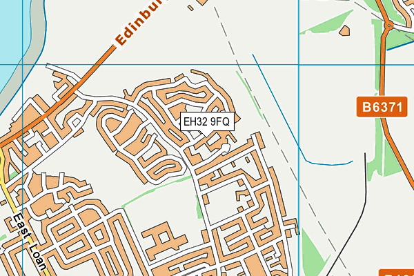 EH32 9FQ map - OS VectorMap District (Ordnance Survey)