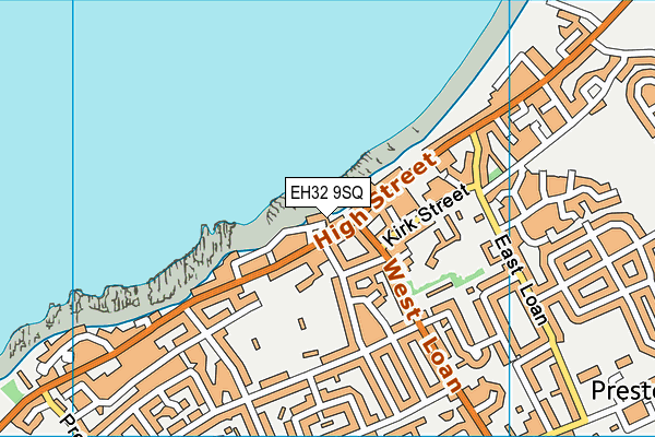 EH32 9SQ map - OS VectorMap District (Ordnance Survey)