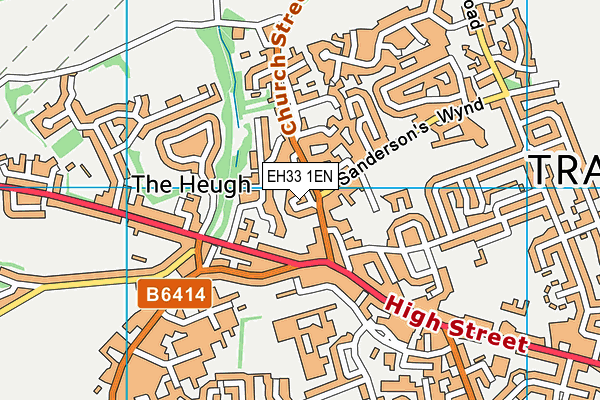 EH33 1EN map - OS VectorMap District (Ordnance Survey)