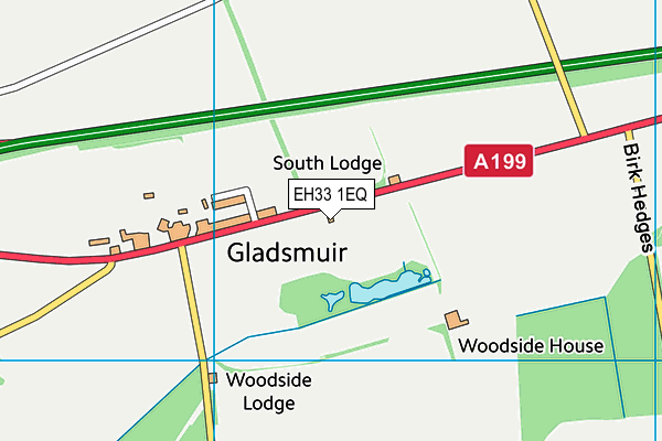 EH33 1EQ map - OS VectorMap District (Ordnance Survey)