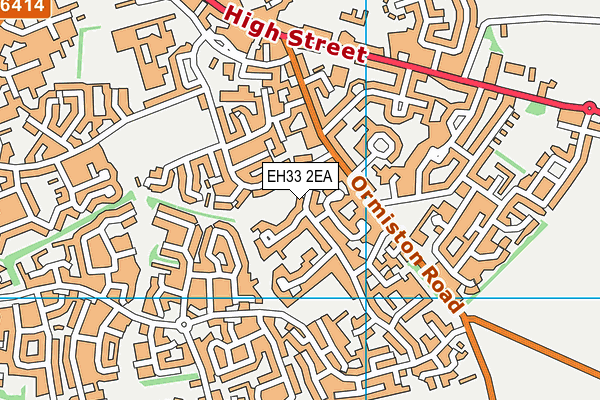 EH33 2EA map - OS VectorMap District (Ordnance Survey)
