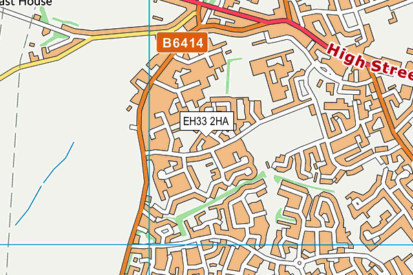 EH33 2HA map - OS VectorMap District (Ordnance Survey)