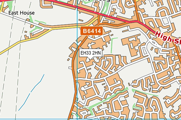 EH33 2HN map - OS VectorMap District (Ordnance Survey)