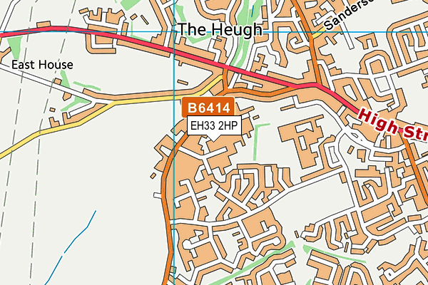 EH33 2HP map - OS VectorMap District (Ordnance Survey)