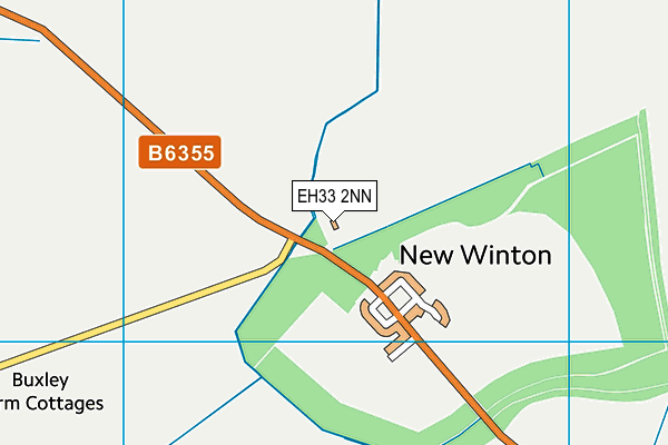 EH33 2NN map - OS VectorMap District (Ordnance Survey)