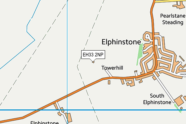 EH33 2NP map - OS VectorMap District (Ordnance Survey)