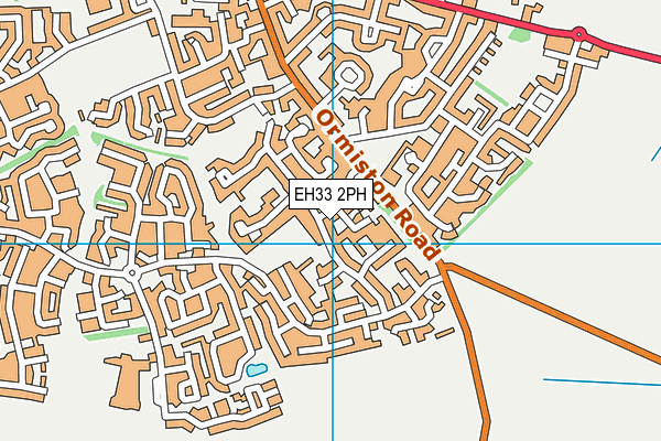 EH33 2PH map - OS VectorMap District (Ordnance Survey)