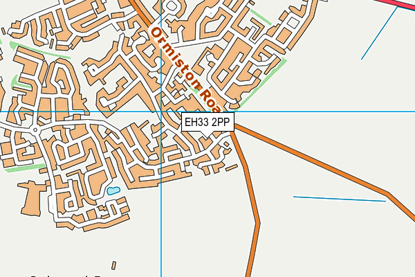 EH33 2PP map - OS VectorMap District (Ordnance Survey)