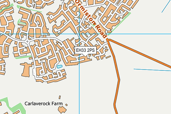 EH33 2PS map - OS VectorMap District (Ordnance Survey)