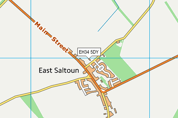 EH34 5DY map - OS VectorMap District (Ordnance Survey)