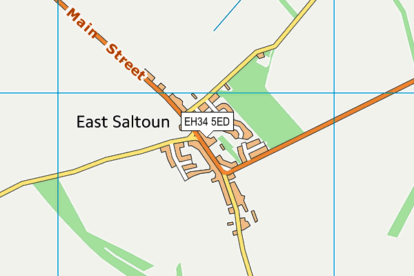 EH34 5ED map - OS VectorMap District (Ordnance Survey)
