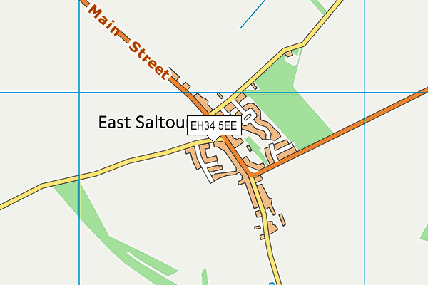 EH34 5EE map - OS VectorMap District (Ordnance Survey)